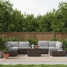 Load image into Gallery viewer, Wicker Sectional Seating Group With Cushions