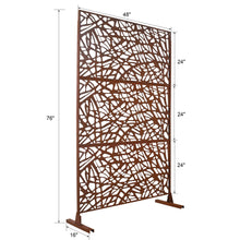 Load image into Gallery viewer, Outdoor & Indoor Freestanding Decorative Privacy Screen
