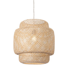 Load image into Gallery viewer, Boho Weave Ceiling Lamp - Natural