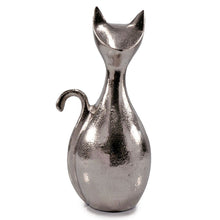 Load image into Gallery viewer, Cat Tabletop Sculpture - Silver