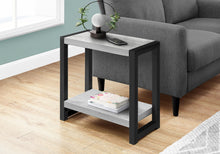 Load image into Gallery viewer, Accent Side Table, Narrow, Small, 2 Tier, Contemporary And Modern