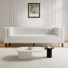 Load image into Gallery viewer, 3 Seater Upholstered Tufted Sofa