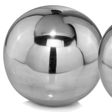 Load image into Gallery viewer, Buffed Decorative Orb Tabletop Sculpture (Set of 2) - Silver