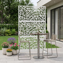 Load image into Gallery viewer, Three Panel Screen Room Divider (720158) - White