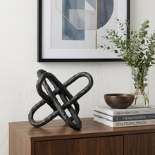 Load image into Gallery viewer, Chain Link Tabletop Sculpture - Black