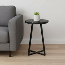 Load image into Gallery viewer, Round End Table - Black