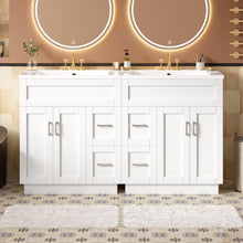 Load image into Gallery viewer, Bathroom Vanity With 2 Doors, 2 Drawers, Adjustable Shelf, Hidden Slides & Soft Close Hinges
