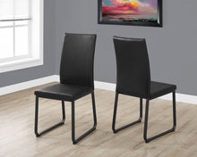 Load image into Gallery viewer, Dining Chair Side Upholstered, For Dining Room (Set of 2) - Black
