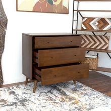Load image into Gallery viewer, Caroline - Dresser 3 Drawer - Brown / Wood