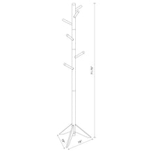 Load image into Gallery viewer, 6 Hook Coat Rack With Rotating Top