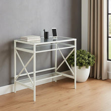 Load image into Gallery viewer, Writing Desk (402042) - Clear / White