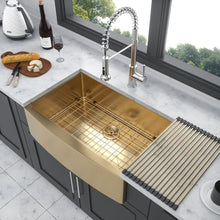 Load image into Gallery viewer, Farmhouse Kitchen Sink, Stainless Steel, Apron Front