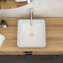 Load image into Gallery viewer, Modern Ceramic Rectangular Vessel Bathroom Sink
