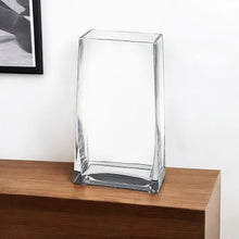 Load image into Gallery viewer, Rectangular Table Vase - Clear