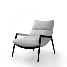 Load image into Gallery viewer, Solid Color Arm Chair - Gray / Black