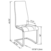 Load image into Gallery viewer, Whittingham - Dining Side Chair (Set of 4) - White / Gold