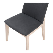 Load image into Gallery viewer, Fabric Dining Side Chairs (Set of 2) - Gray / Natural