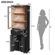 Load image into Gallery viewer, Bathroom Storage Cabinet, Adjustable Shelves & Drawer, Freestanding Tower