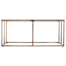 Load image into Gallery viewer, Glass And Metal Coffee Table - Clear / Champagne