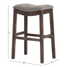 Load image into Gallery viewer, Modern Stool & Nail Head Detailing