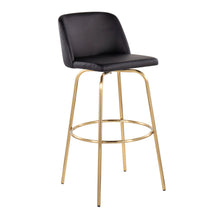 Load image into Gallery viewer, Toriano - Contemporary Fixed Height Barstool With Swivel And Round Footrest (Set of 2)