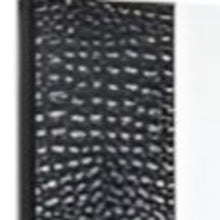 Load image into Gallery viewer, 41" Faux Shagreen Partially Framed Accent Mirror - Black
