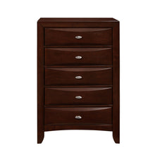 Load image into Gallery viewer, New Chest With 5 Chambared Drawer - Merlot