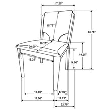 Load image into Gallery viewer, Graham - Upholstered Dining Side Chair (Set of 2) - Walnut