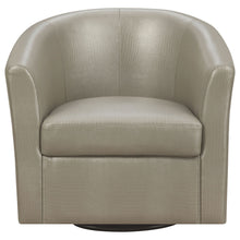 Load image into Gallery viewer, Swivel Armchair With Barrel-Back Design