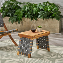 Load image into Gallery viewer, Outdoor Wooden Foldable Side Table - Teak