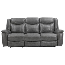 Load image into Gallery viewer, Hudson - Motion Sofa Pillow Top Arms Reclining Comfort - Gray