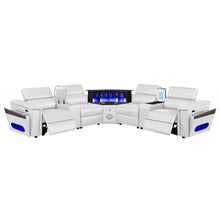 Load image into Gallery viewer, Nova - Sectional With Bluetooth Speaker, LED And Lifting Wine Cabinet