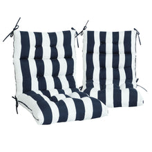 Load image into Gallery viewer, 2 Piece High Back Patio Chair Cushion Set, Tufted Adirondack And Rocking Chair Cushions