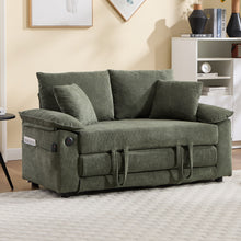 Load image into Gallery viewer, Upholstered Futon Convertible Floor Sofa Bed