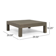 Load image into Gallery viewer, Oana Brava - Rustic Coffee Table With Slat Panel Design - Gray