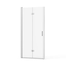 Load image into Gallery viewer, Bifold Frameless Shower Door With Tempered Clear Glass