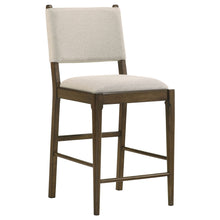 Load image into Gallery viewer, Crispin - Upholstered Counter Side Chair (Set of 2) - Brown
