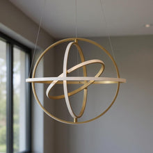Load image into Gallery viewer, Four Light Metal LED Dimmable Smart Enabled Chandelier - Gold
