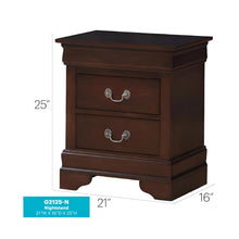 Load image into Gallery viewer, Louis Phillipe - Storage Nightstand - Cappuccino