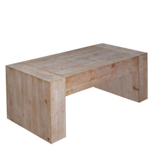 Load image into Gallery viewer, Modern Farmhouse Living Room Block Leg Coffee Table