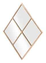 Load image into Gallery viewer, 41" Diamond Steel Framed Accent Mirror - Gold