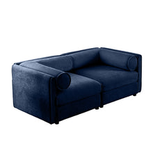 Load image into Gallery viewer, Stylish Sofa With Storage Seat And Cylindrical Backrest