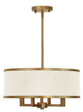Load image into Gallery viewer, Four Light Metal Dimmable Chandelier With Shades - Gold