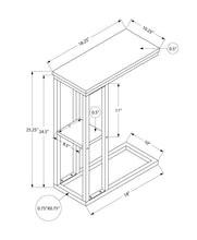 Load image into Gallery viewer, Accent Table, C - Shaped, Marble Look Contemporary & Modern Convenient Design