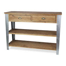 Load image into Gallery viewer, Console Table With Two Shelves Two Drawers - Brown