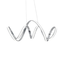 Load image into Gallery viewer, 14" Metal LED Dimmable Chandelier - Silver