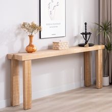 Load image into Gallery viewer, Console Table, Entryway Table With Design, Long Narrow Sofa Table For Living Room - Multi