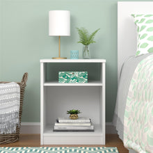 Load image into Gallery viewer, Open Shelf Nightstand - White