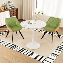 Load image into Gallery viewer, Round Dining Table Set With Tulip Design And 2 Chairs