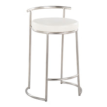 Load image into Gallery viewer, Fuji - Round, Contemporary Fixed Height Counter Stool (Set of 2)